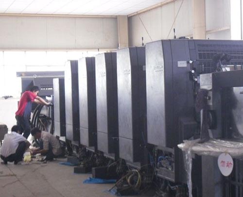 印刷設備安裝展示