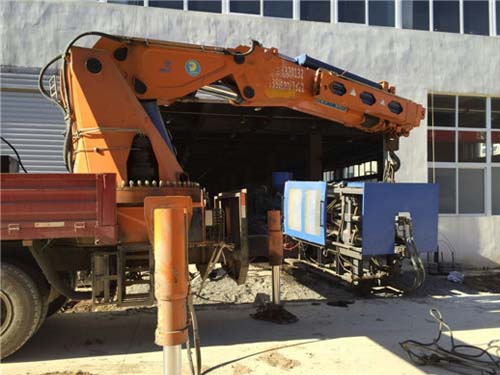 發電機設備搬運展示